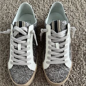 ShuShop Glitter Sneakers - Black and White